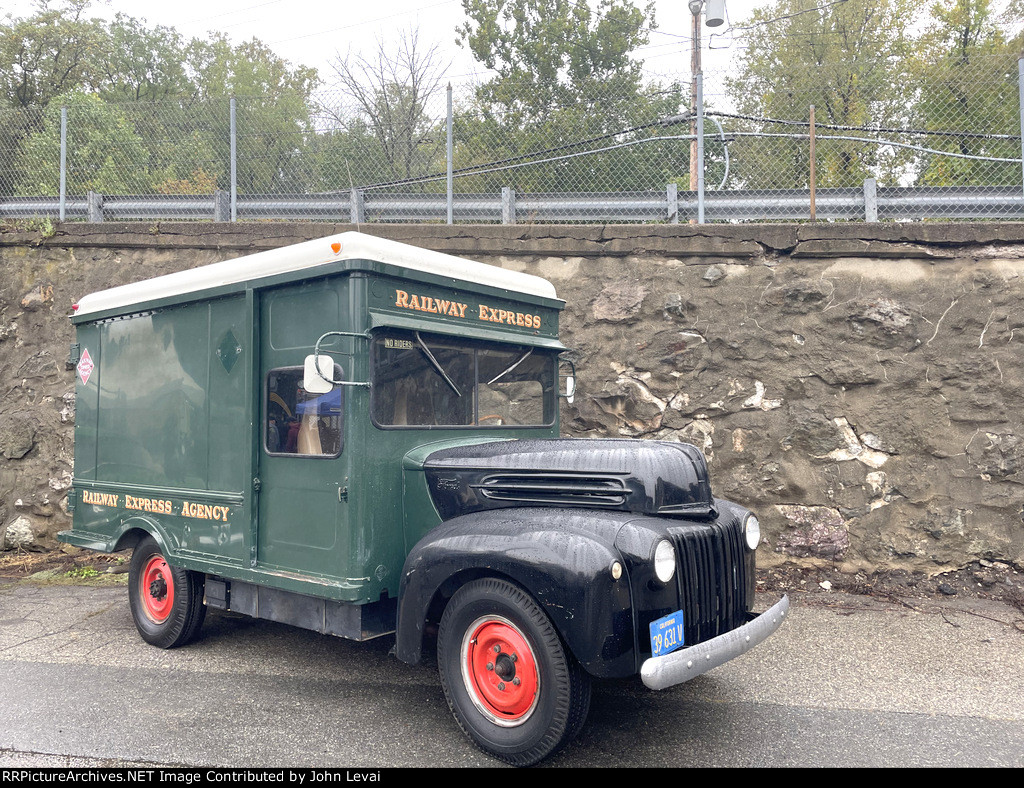 Railway Express Agency Vehicle at URHS Facility